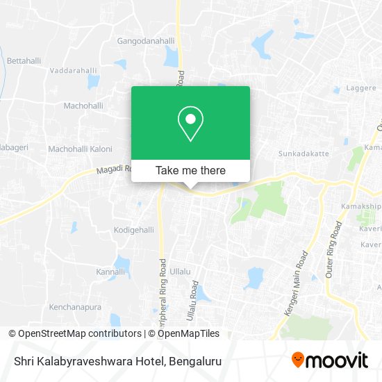 Shri Kalabyraveshwara Hotel map