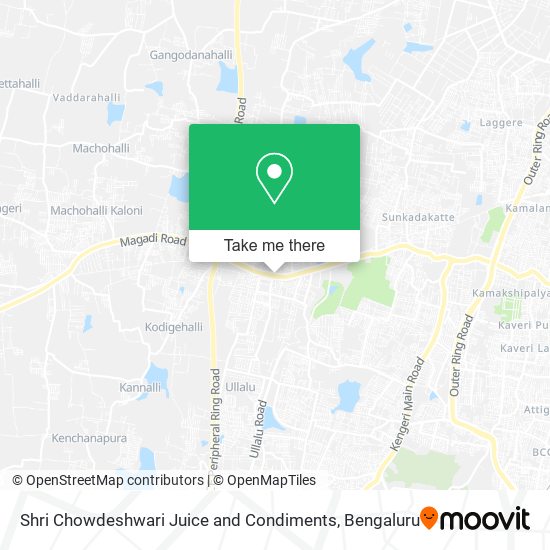 Shri Chowdeshwari Juice and Condiments map