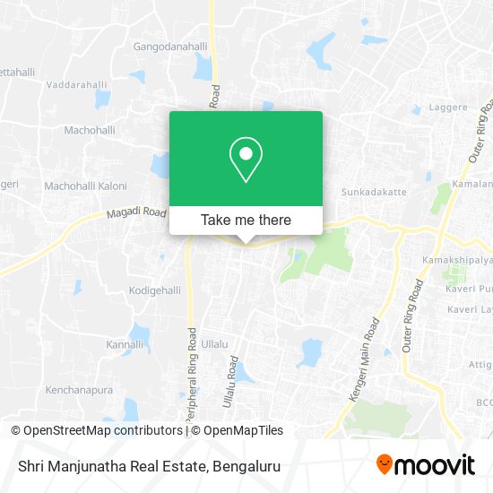 Shri Manjunatha Real Estate map