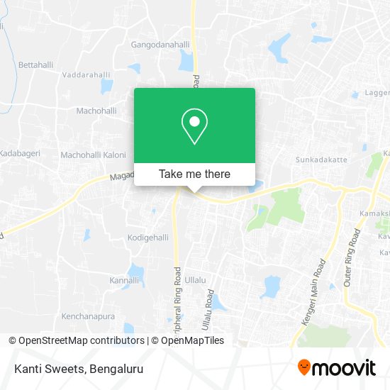 Kanti Sweets map