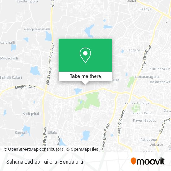 Sahana Ladies Tailors map