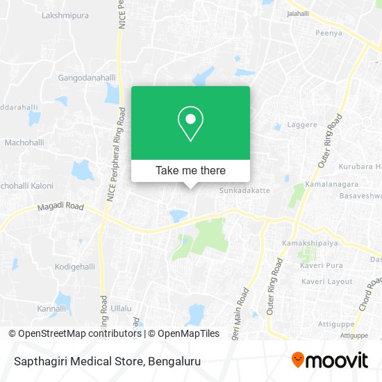 Sapthagiri Medical Store map