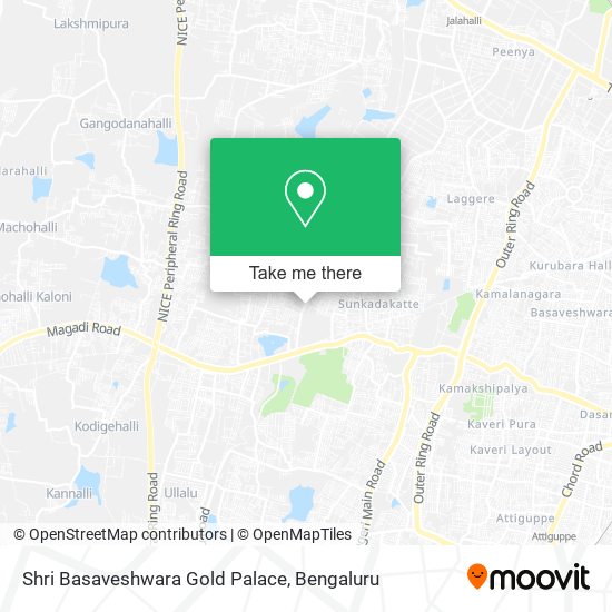 Shri Basaveshwara Gold Palace map