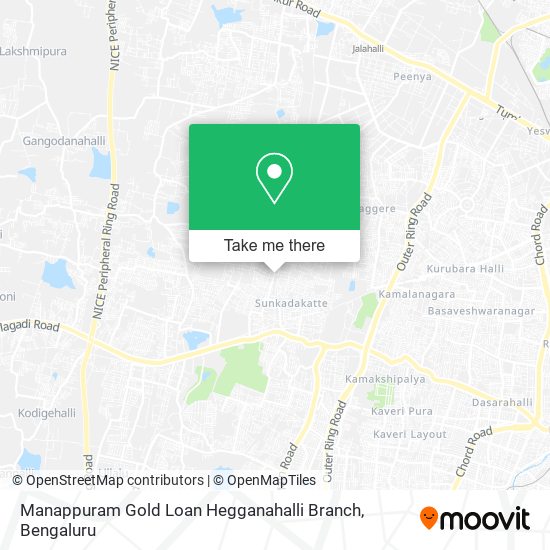 Manappuram Gold Loan Hegganahalli Branch map