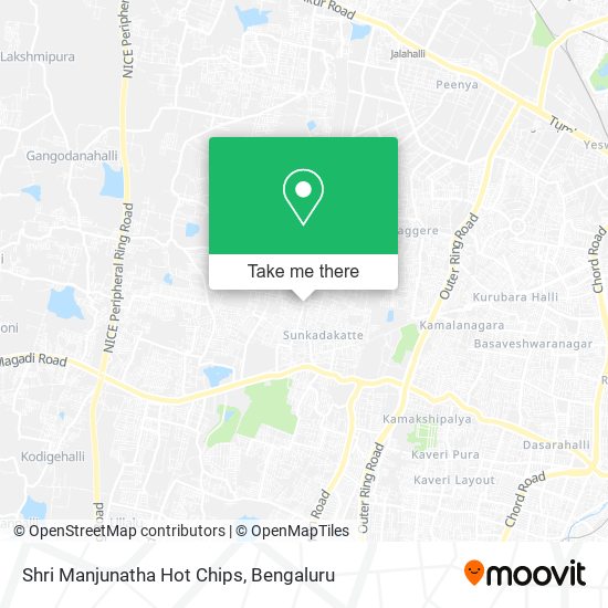 Shri Manjunatha Hot Chips map