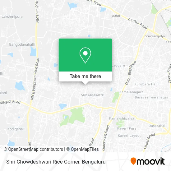 Shri Chowdeshwari Rice Corner map