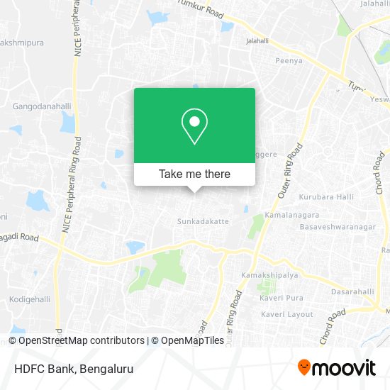 HDFC Bank map