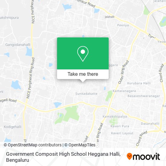 Government Composit High School Heggana Halli map