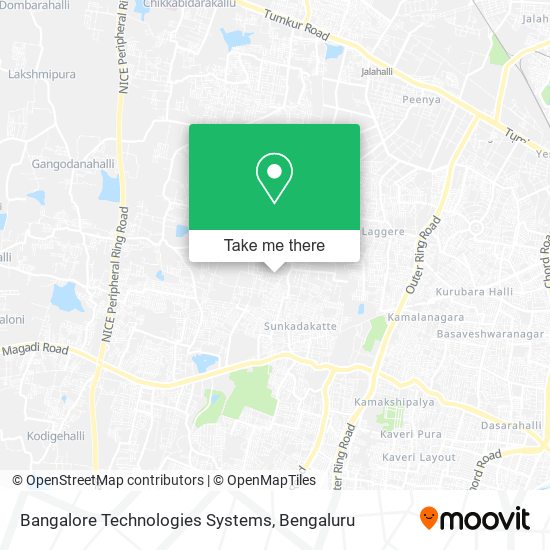 Bangalore Technologies Systems map