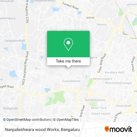 Nanjudeshwara wood Works map