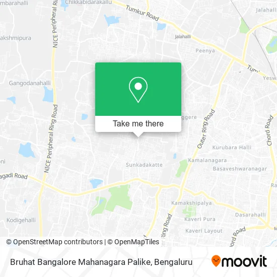 Bruhat Bangalore Mahanagara Palike map