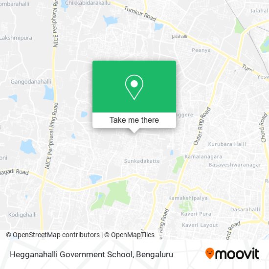 Hegganahalli Government School map