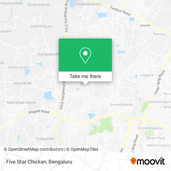 Five Star Chicken map
