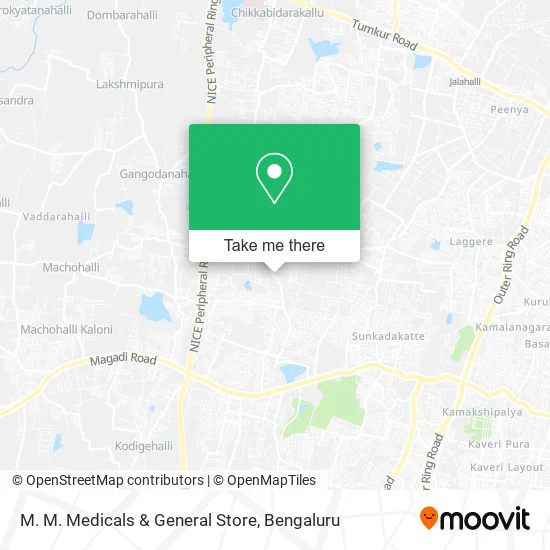 M. M. Medicals & General Store map