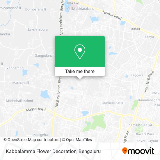 Kabbalamma Flower Decoration map
