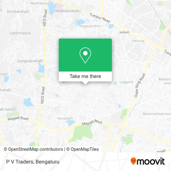 P V Traders map