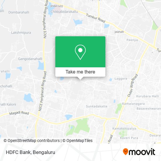 HDFC Bank map