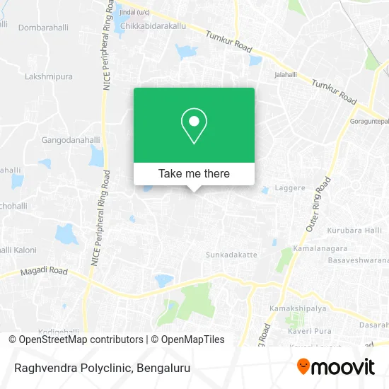 Raghvendra Polyclinic map