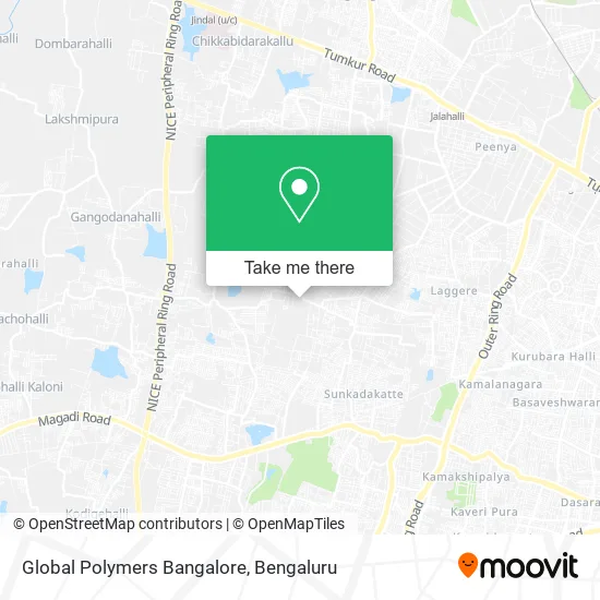 Global Polymers Bangalore map