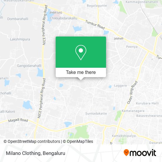 Milano Clothing map