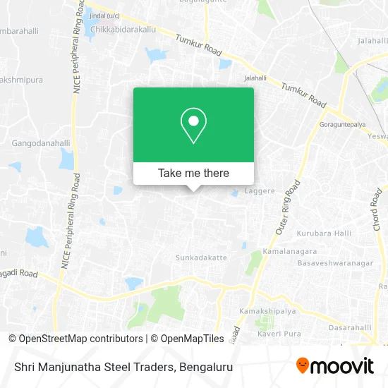 Shri Manjunatha Steel Traders map