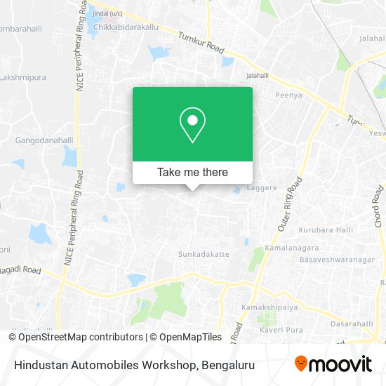 Hindustan Automobiles Workshop map