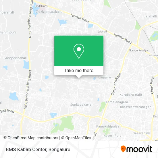 BMS Kabab Center map