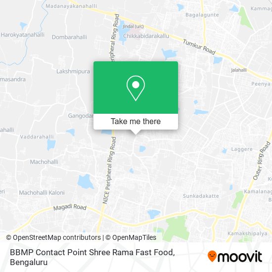 BBMP Contact Point Shree Rama Fast Food map