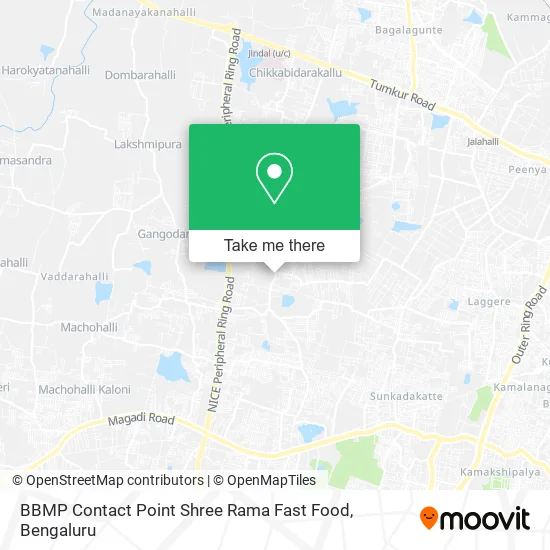 BBMP Contact Point Shree Rama Fast Food map