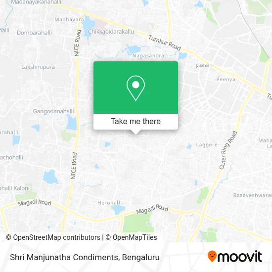 Shri Manjunatha Condiments map