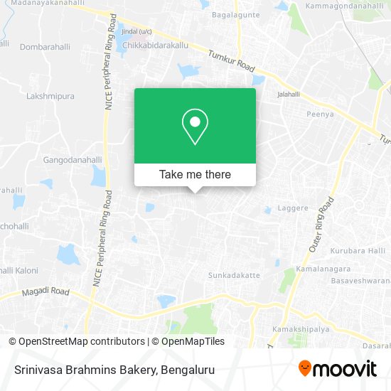 Srinivasa Brahmins Bakery map