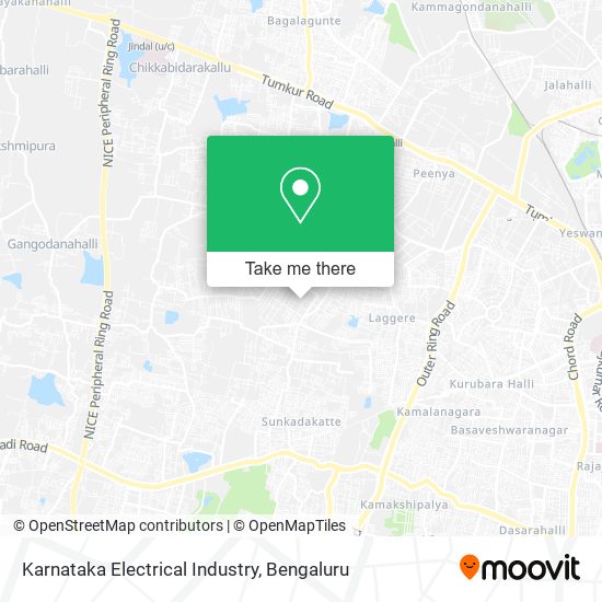 Karnataka Electrical Industry map