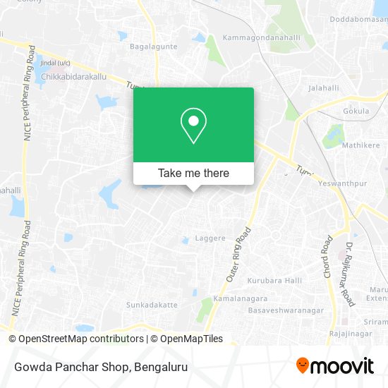 Gowda Panchar Shop map