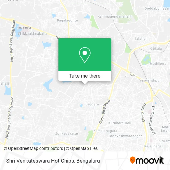 Shri Venkateswara Hot Chips map