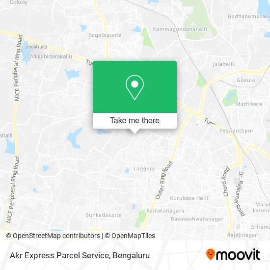 Akr Express Parcel Service map