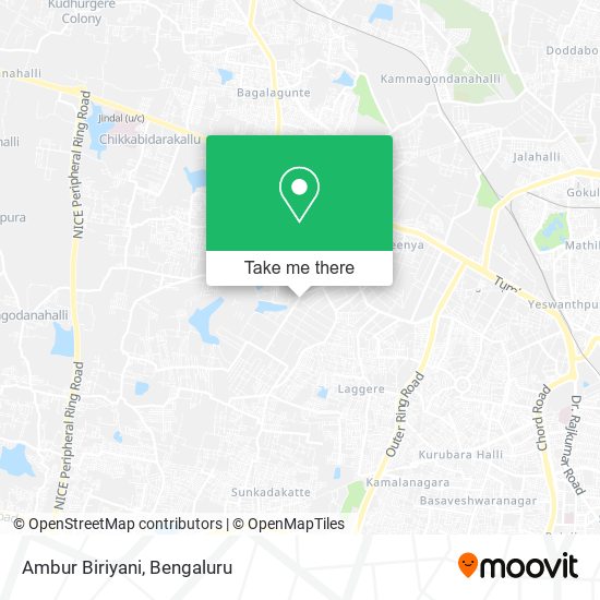 Ambur Biriyani map