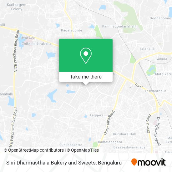 Shri Dharmasthala Bakery and Sweets map