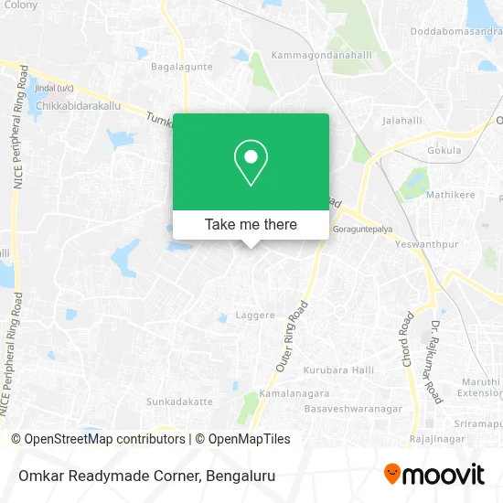 Omkar Readymade Corner map