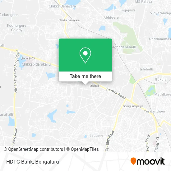 HDFC Bank map