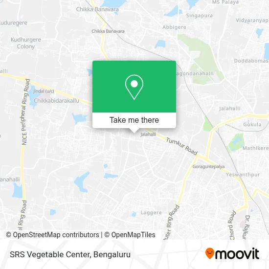 SRS Vegetable Center map
