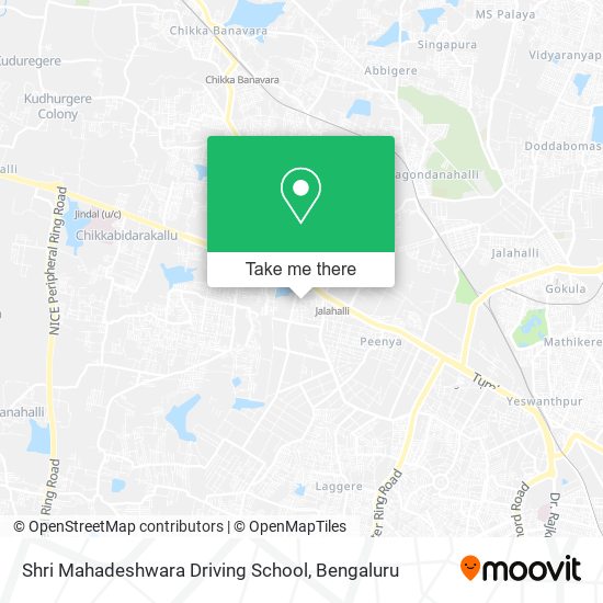 Shri Mahadeshwara Driving School map