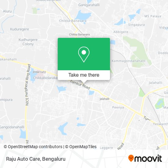 Raju Auto Care map