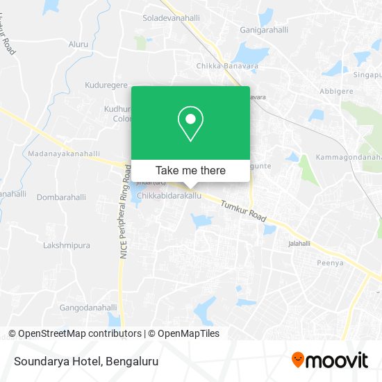 Soundarya Hotel map
