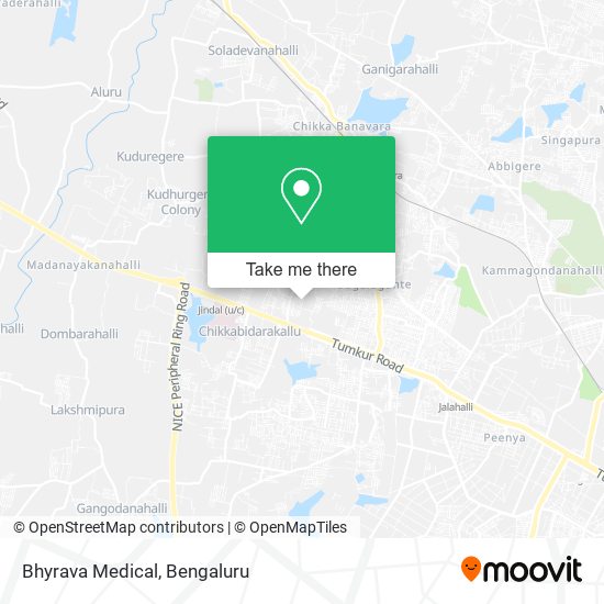 Bhyrava Medical map