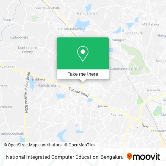 National Integrated Computer Education map