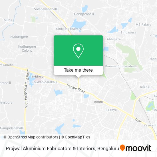 Prajwal Aluminium Fabricators & Interiors map