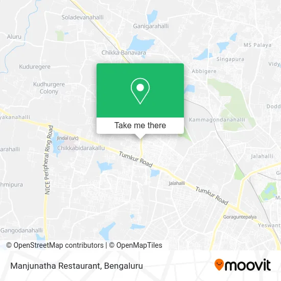 Manjunatha Restaurant map