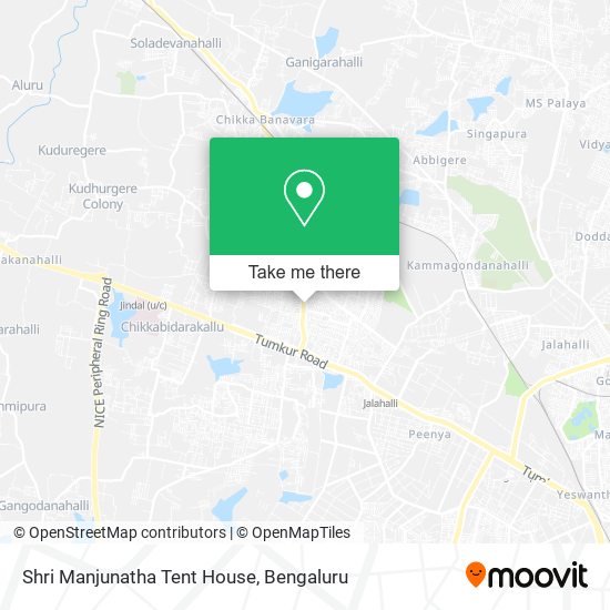 Shri Manjunatha Tent House map