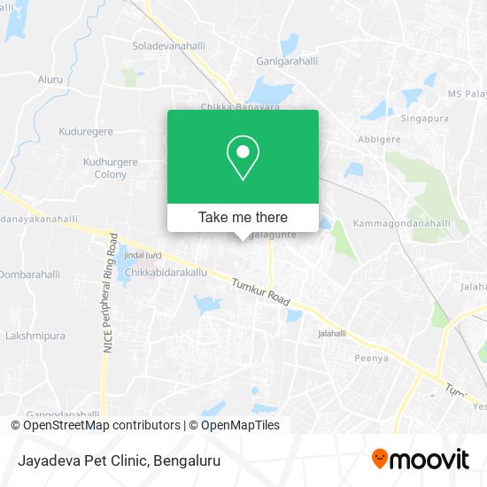 Jayadeva Pet Clinic map