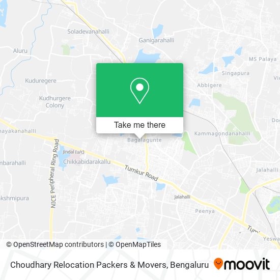 Choudhary Relocation Packers & Movers map